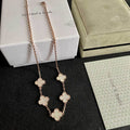 Van Cleef & Arpels Five-Motif Clover Necklace